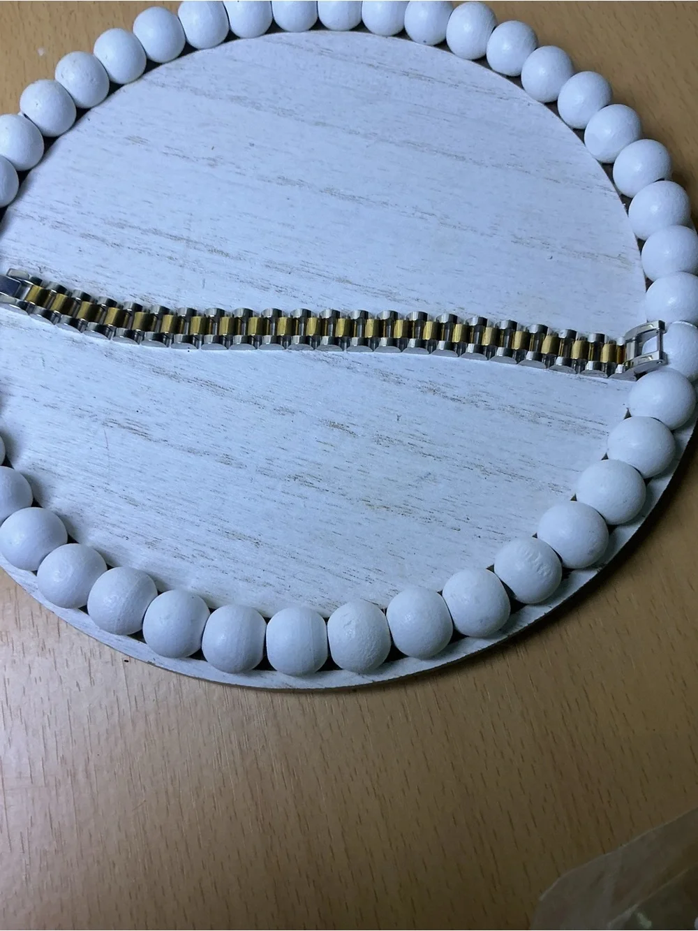 Two-Tone Stainless Steel Bracelet